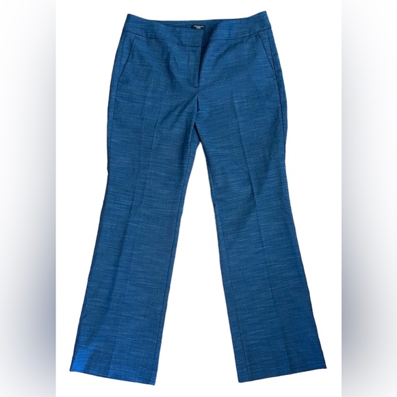 Ann Taylor Factory | Women’s blue tencel petite ankle pants, size 6P - Picture 4 of 15